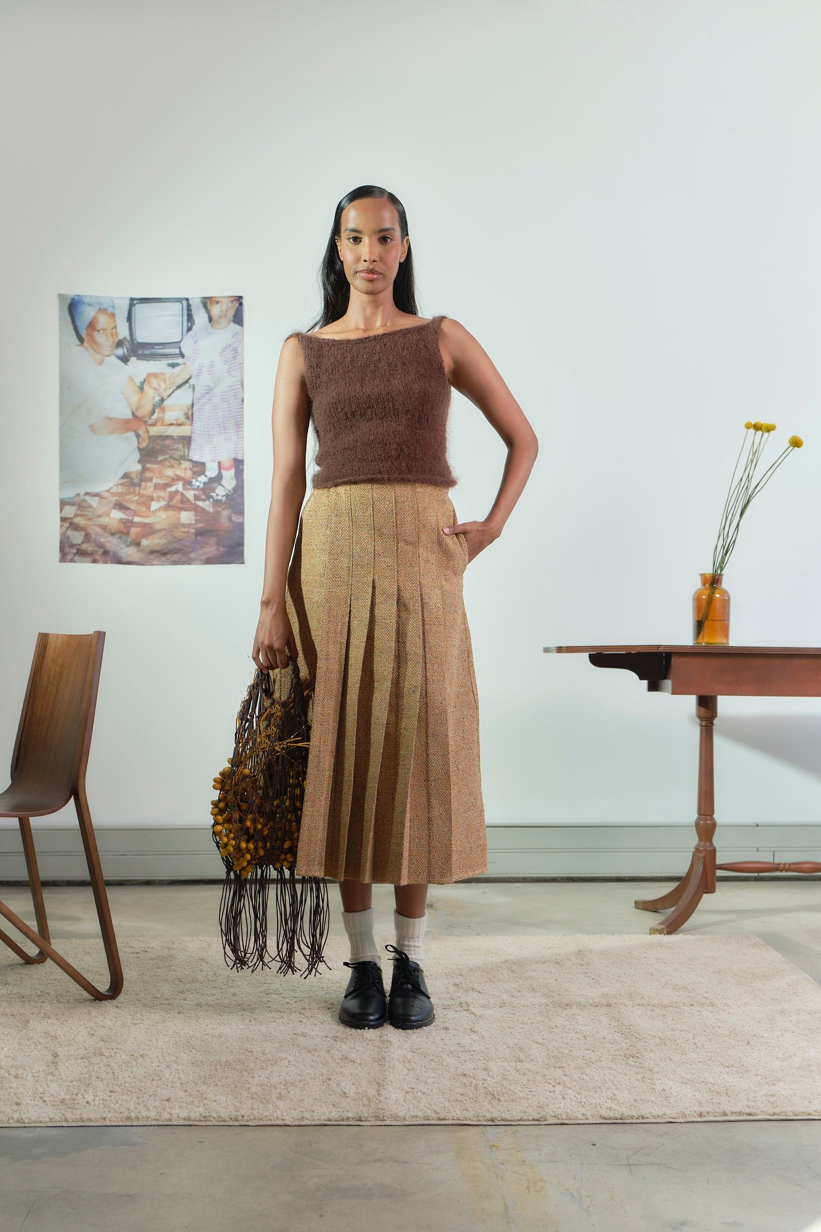 A-line Pleated Skirt – AKJP STUDIO