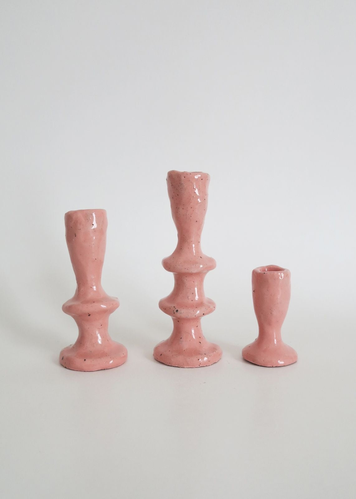 Candle holder | Textured Pink