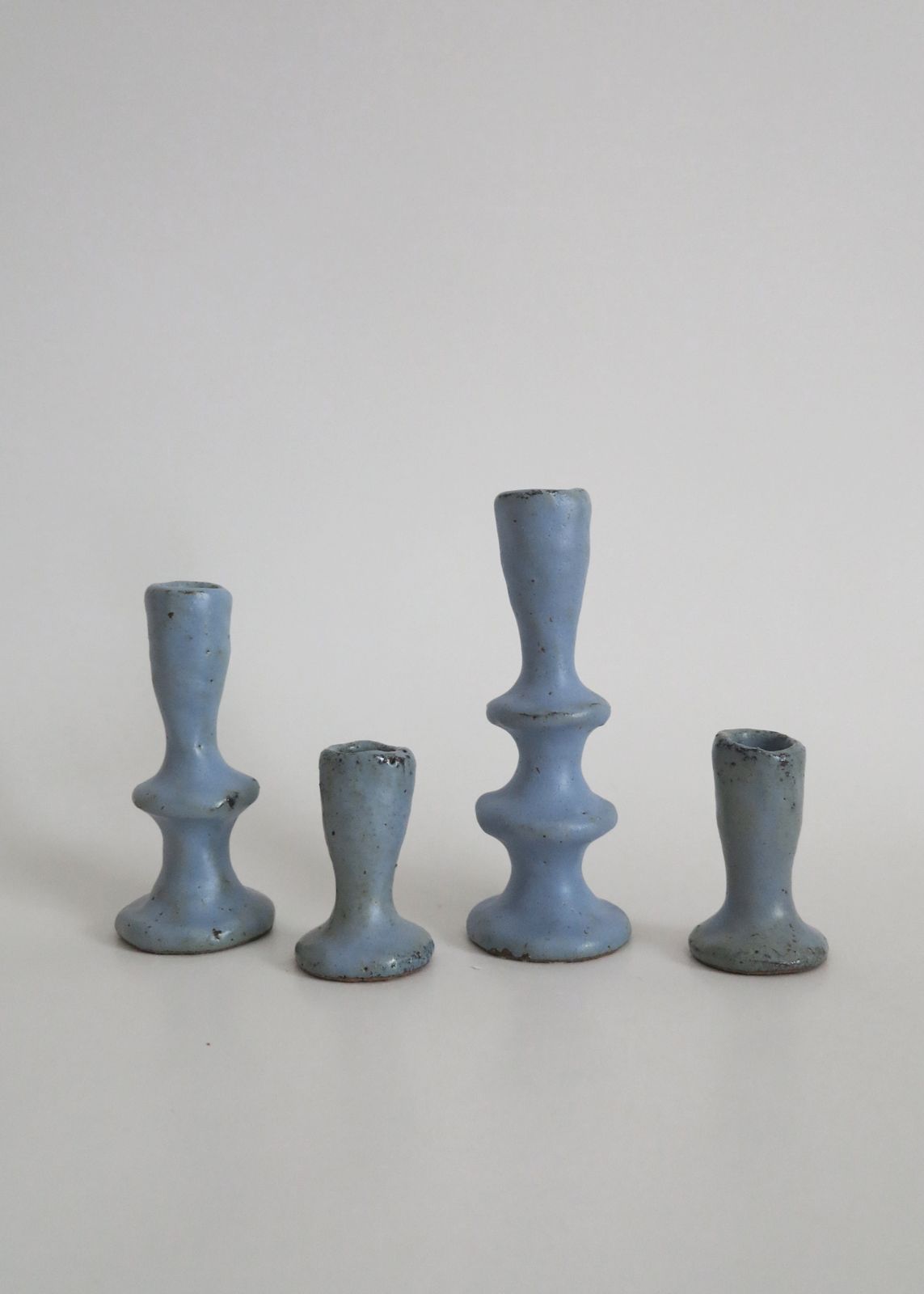 Candle holder | Textured Light Blue/Green