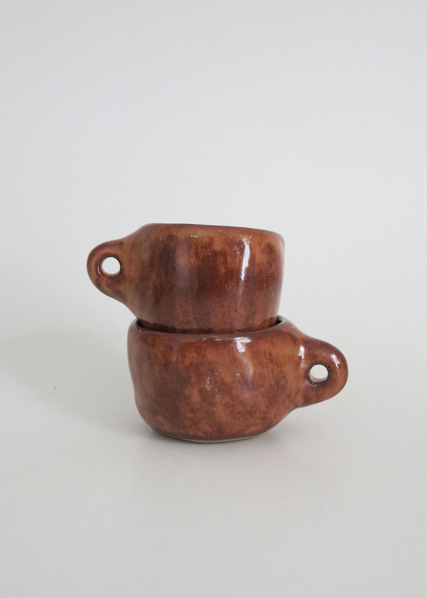 Espresso cup | Brown/Red