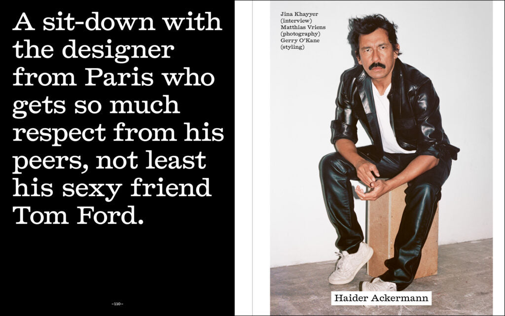 The Fantastic Man No.40 - Haider Ackermann Cover – AKJP STUDIO