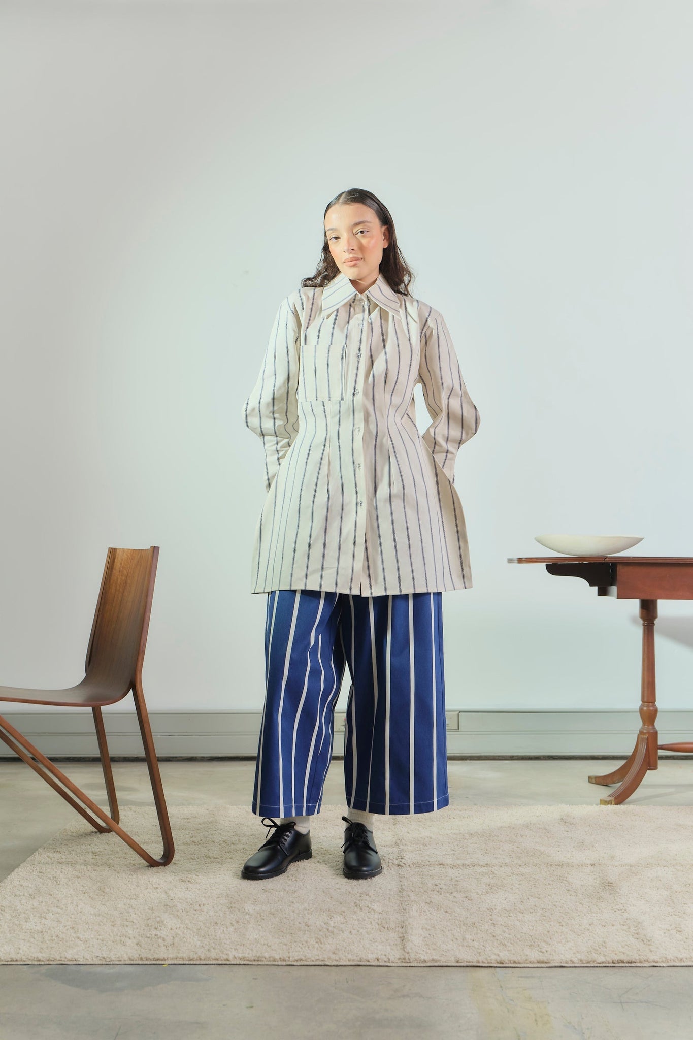 Two Wave Shirt Dress