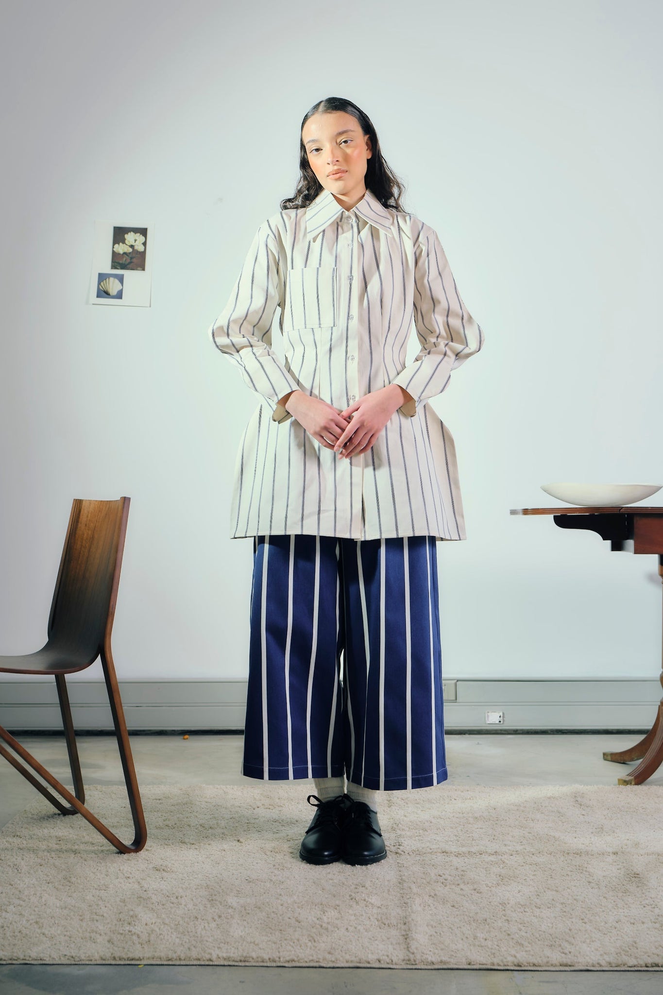 Two Wave Shirt Dress