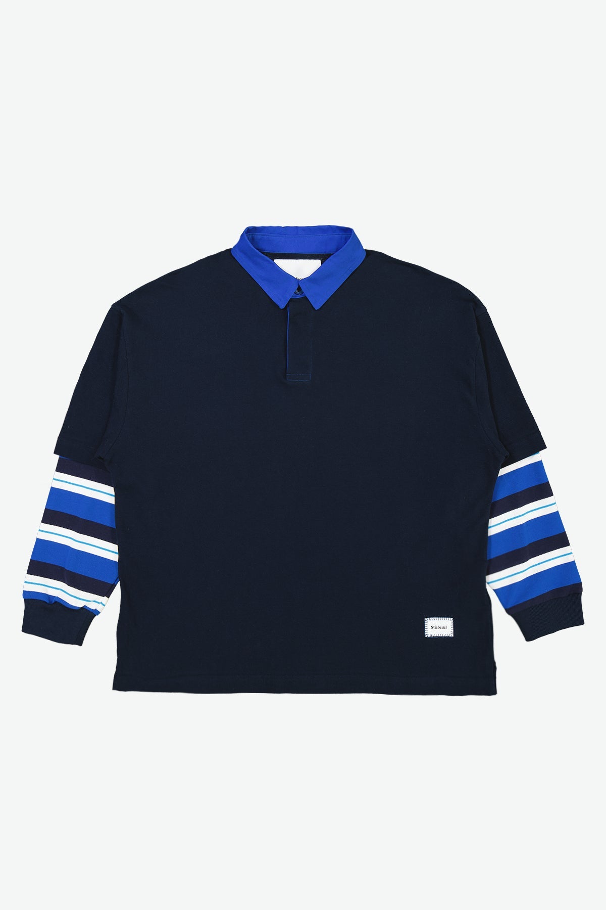 Striped Sleeve Polo