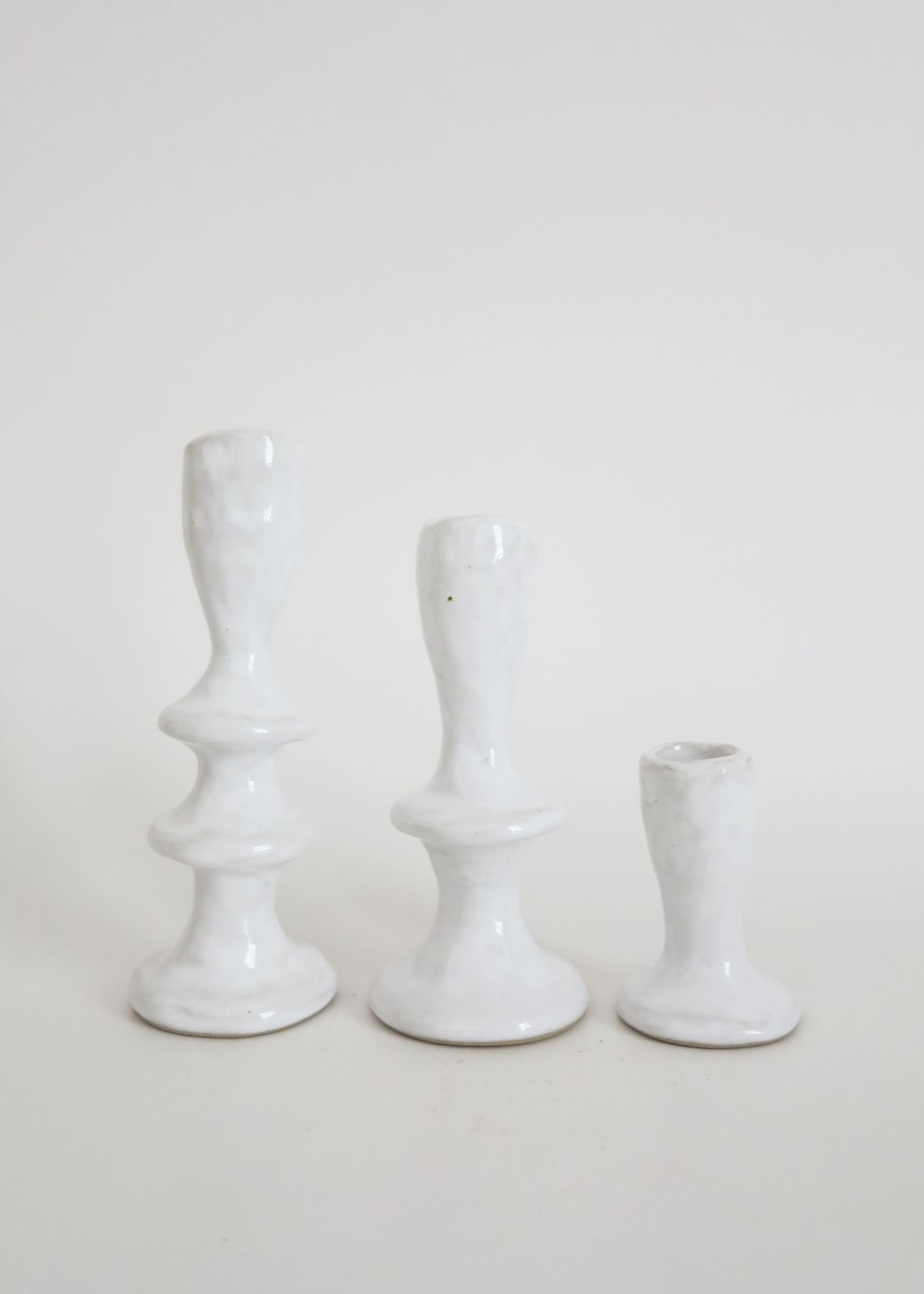 Candle holder | Smooth White