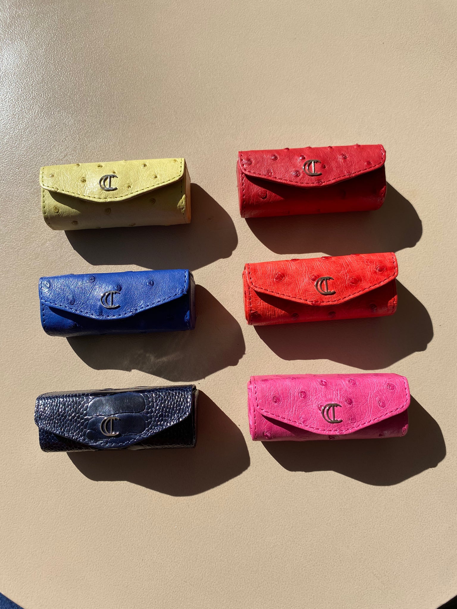 LIPSTICK HOLDER - OSTRICH