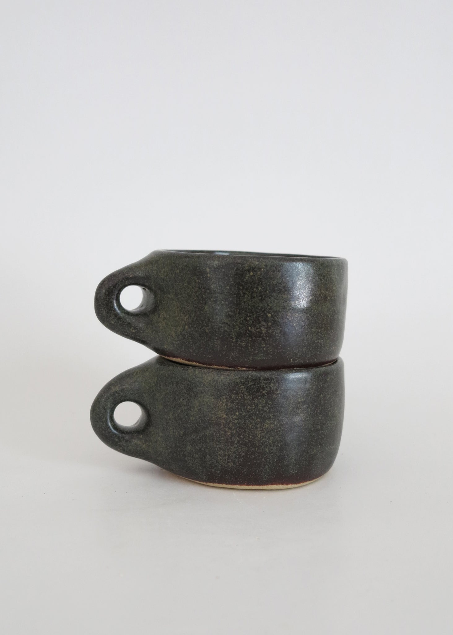 Circular Mug | Matte Speckled Brown