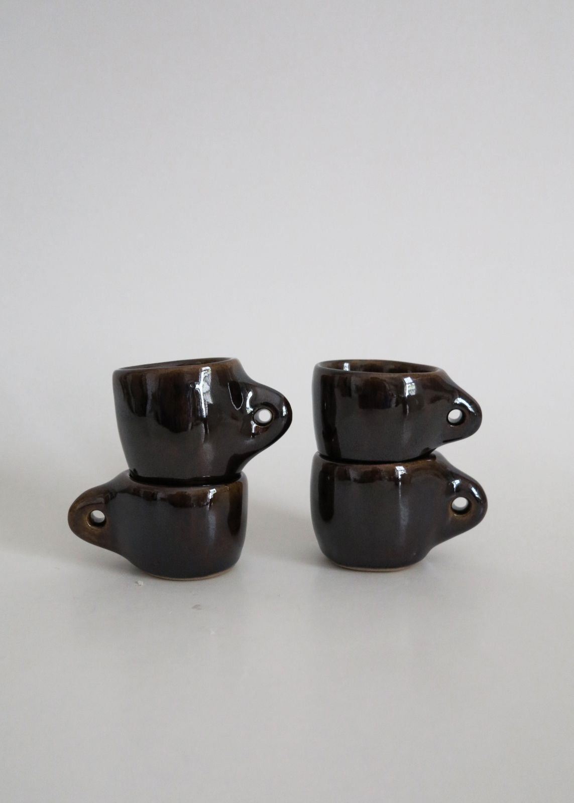 Espresso cup | Glossy dark brown