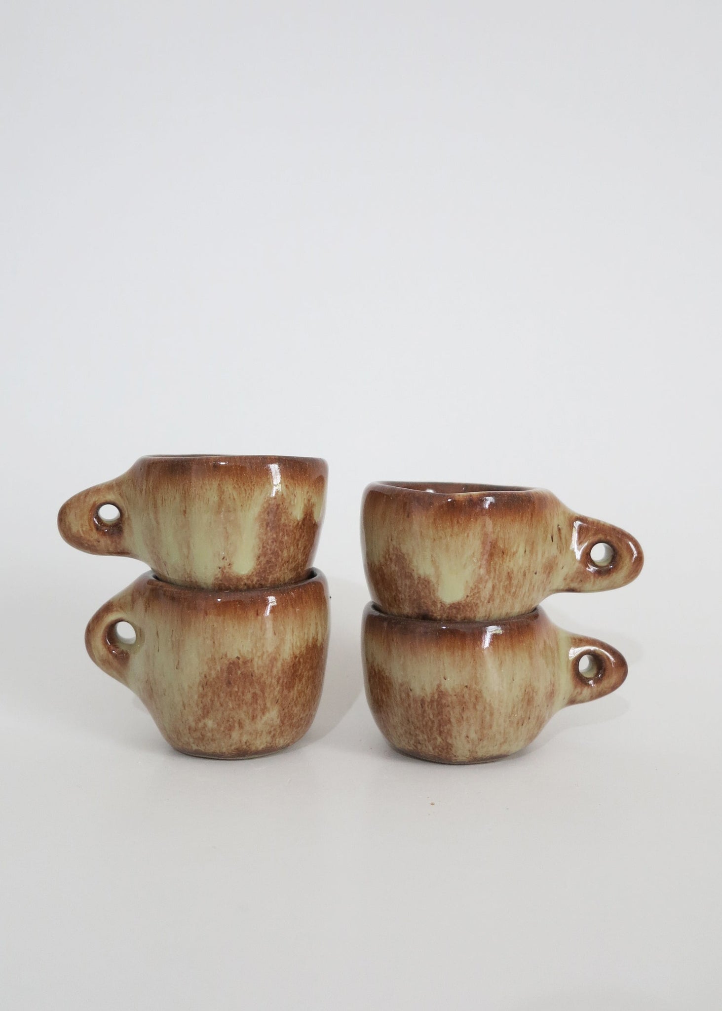 Espresso cup | Brown/Cream