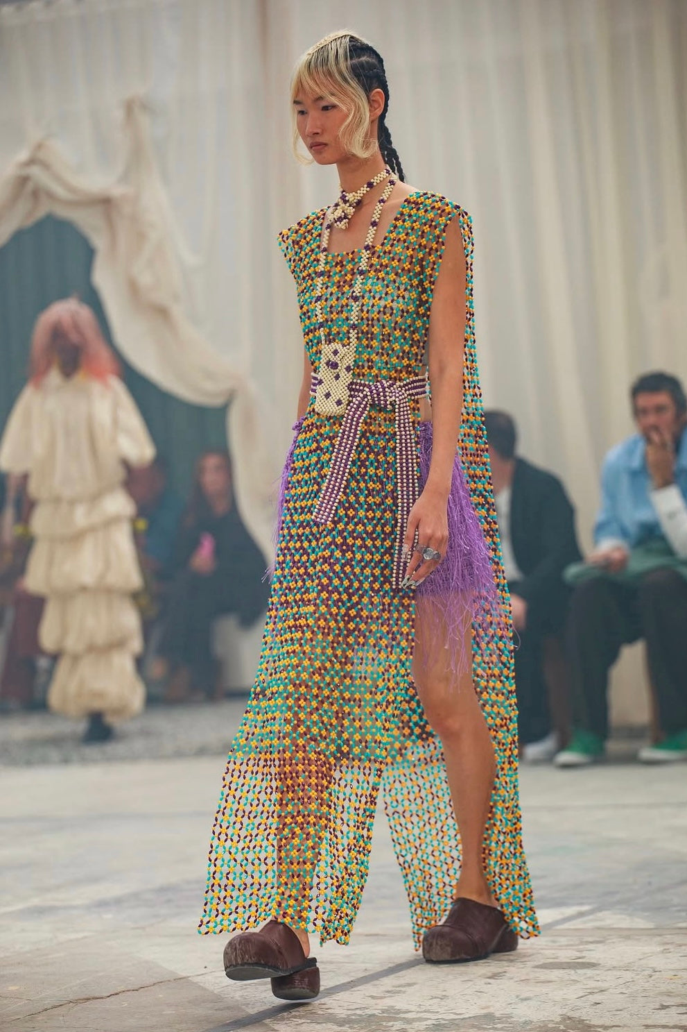 IAMISIGO LEATHER CLOGS