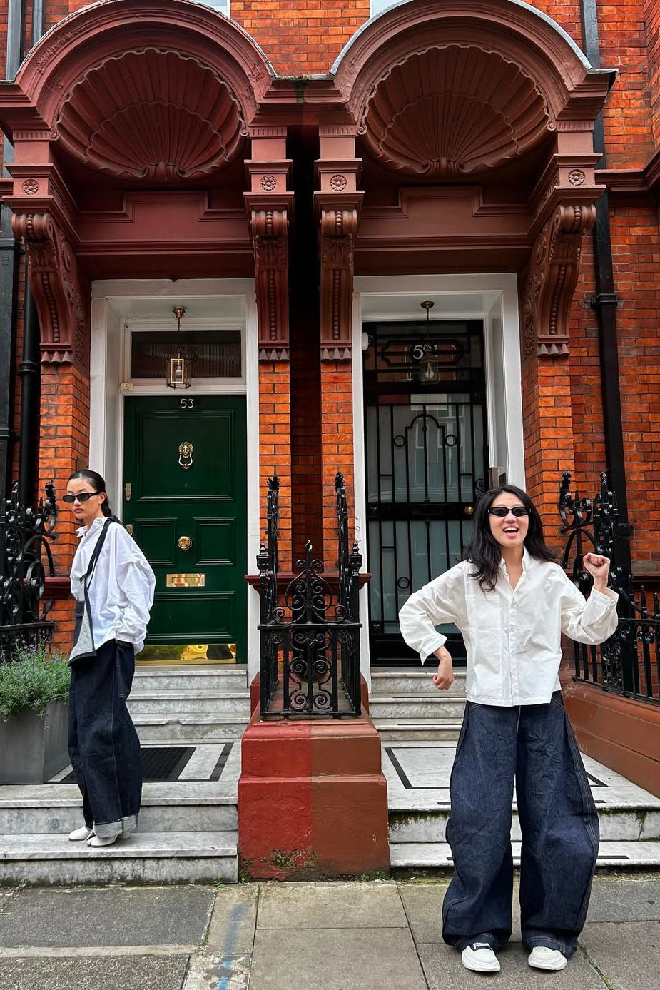 White Staple Button Up Shirt