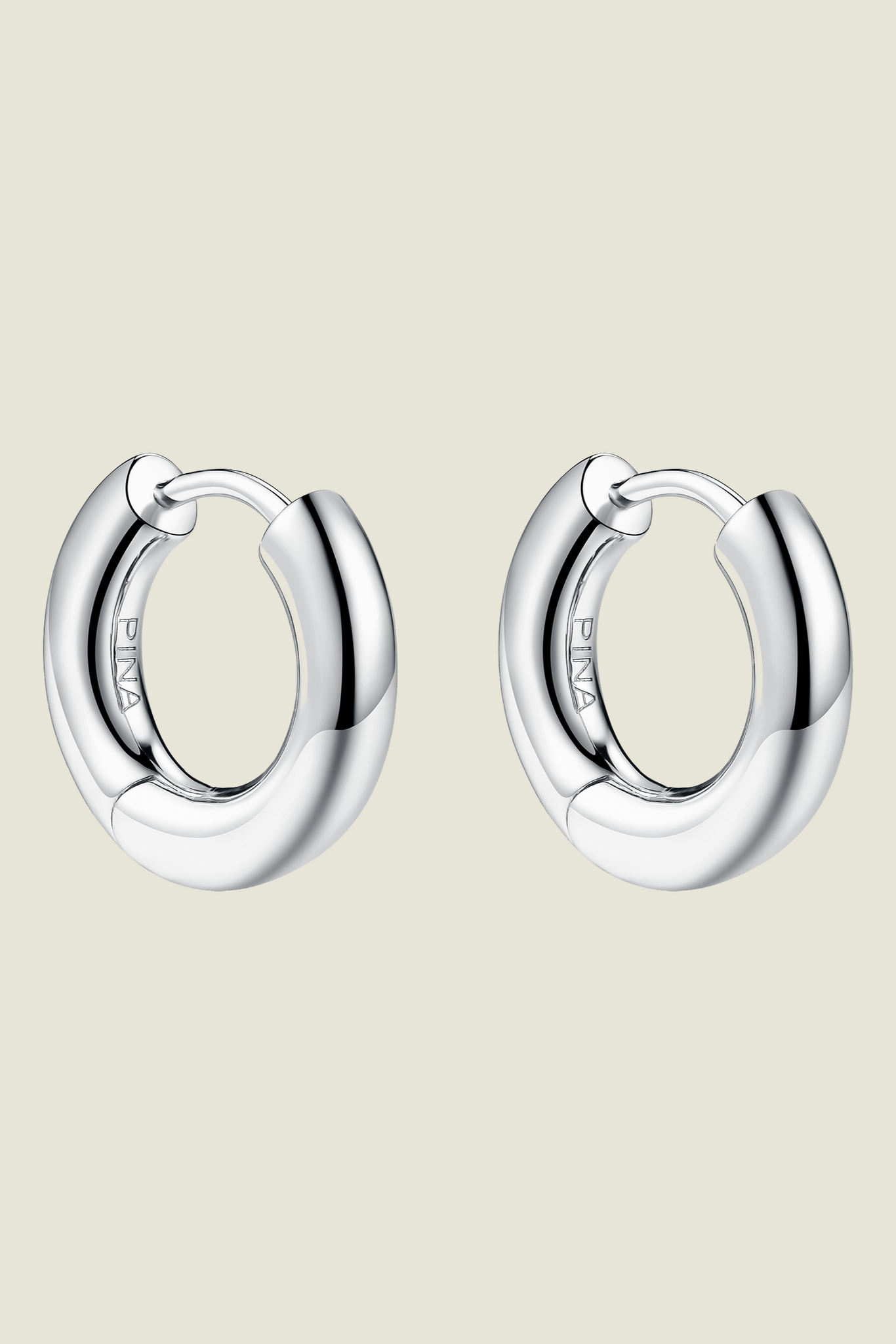 Silver Hoops 1 set of daisies AKJP STUDIO